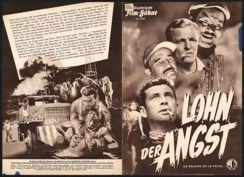 Filmprogramm IFB Nr. 2067, Lohn der Angst, Yves Montand, Charles Vanel, Regie: H.G. Clouzot