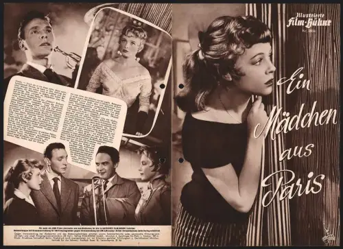 Filmprogramm IFB Nr. 2556, Ein Mädchen aus Paris, Etchika Choureau, Erich Schellow, Regie: Franz Seitz