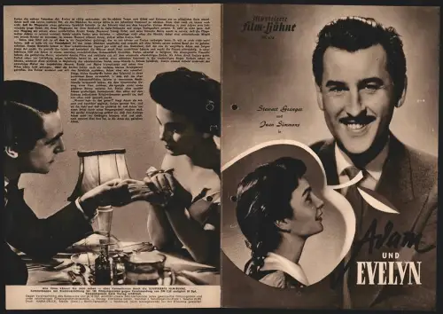 Filmprogramm IFB Nr. 474, Adam und Evelyn, Stewart Granger, Jean Simmons, Regie: Harold French