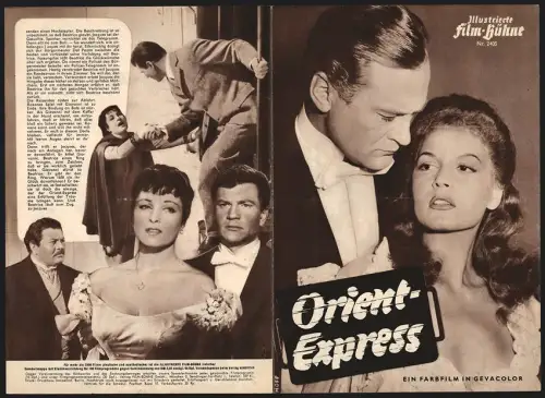 Filmprogramm IFB Nr. 2405, Orient-Express, Eva Bartok, Curd Jürgens, Regie: C. L. Bragaglia