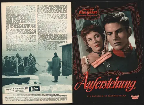 Filmprogramm IFB Nr. 4540, Auferstehung, Myriam Bru, Horst Buchholz, Regie: Rolf Hansen