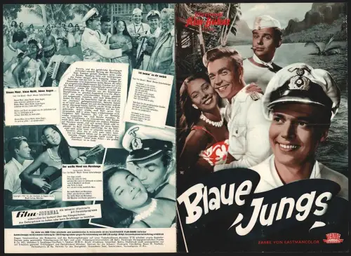 Filmprogramm IFB Nr. 3882, Blaue Jungs, Claus Biederstaedt, Karlheinz Böhm, Regie: Wolfgang Schleif