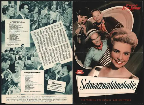 Filmprogramm IFB Nr. 1348, Schwarzwaldmelodie, Carl Wery, Elma Karlowa, Regie: Géza von Bolváry
