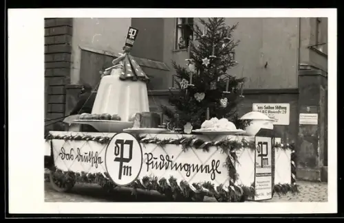 AK Reklame für Puddingmehl