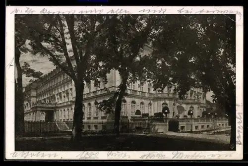 AK Aachen, Partie vor dem Palast-Hotel