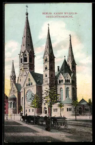 AK Berlin-Charlottenburg, Kaiser Wilhelm-Gedächtniskirche