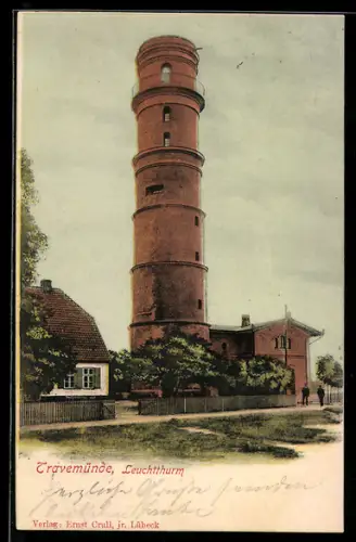 AK Travemünde, Partie am Leuchtturm