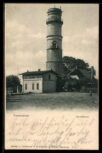 AK Travemünde, Partie am Leuchtturm
