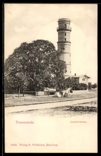 AK Travemünde, Partie am Leuchtturm