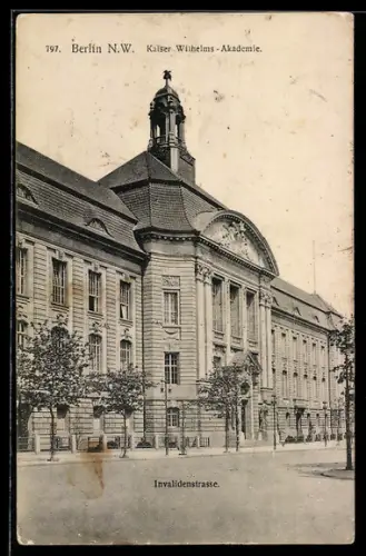 AK Berlin, Kaiser-Wilhelms-Akademie in der Invalidenstrasse