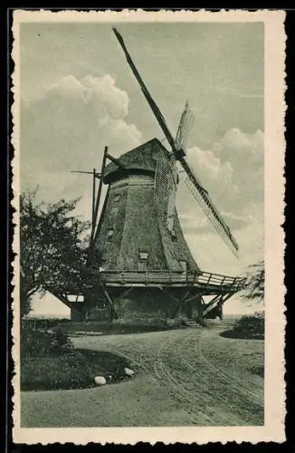 AK Travemünde, Partie vor der Windmühle