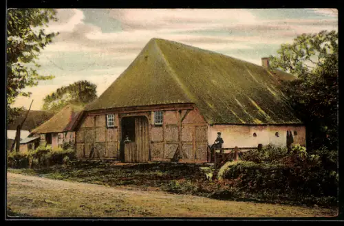 AK Ostenfelde, Bauernhaus in der Aussenansicht