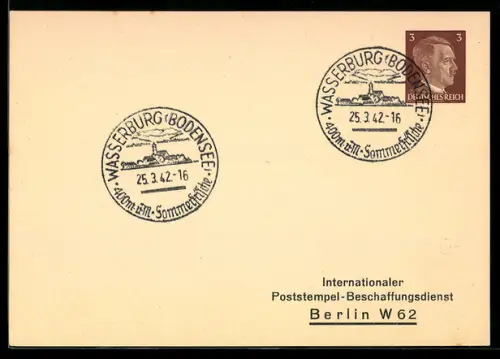 AK Ganzsache PP 152 B 01: Berlin-Charlottenburg, Internationaler Poststempel-Beschaffungsdienst