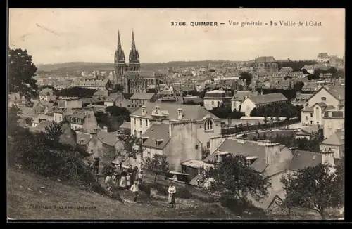 AK Quimper, Vue générale, la Vallée de l`Odet