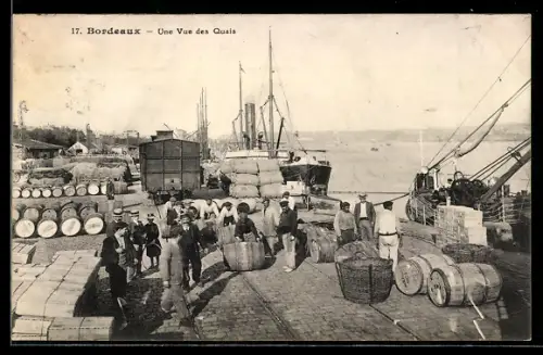 AK Bordeaux, Une Vue des Quais