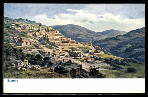 AK Nazareth, Stadtansicht