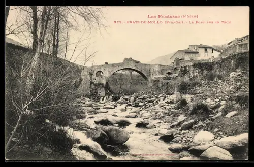 AK Prats-de-Mollo /Pyr.-Or., Le Pont sur le Tech