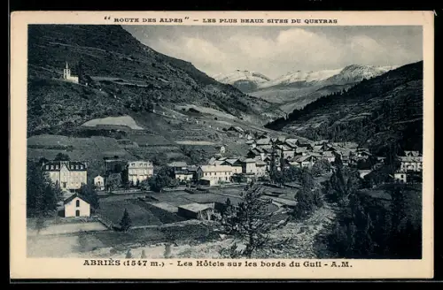AK Abriès, Les Hôtels sur les bords du Guil