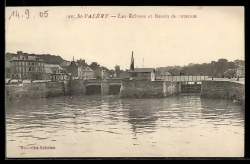 AK St-Valéry, Les Écluses et Bassin de retenue