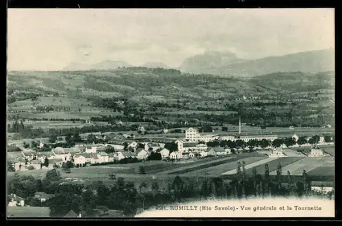 AK Rumilly /Hte Savoie, Vue générale et la Tournette