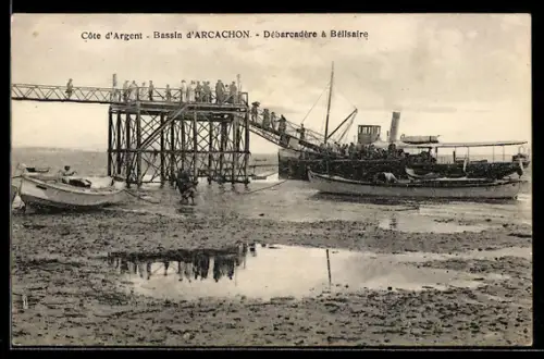 AK Bassin d`Arcachon, Débarcadère à Belisaire