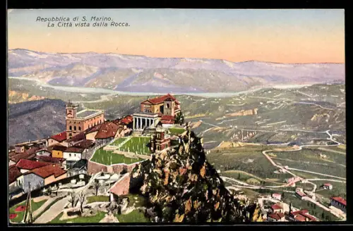 AK S Marino, La Città vista dalla Rocca