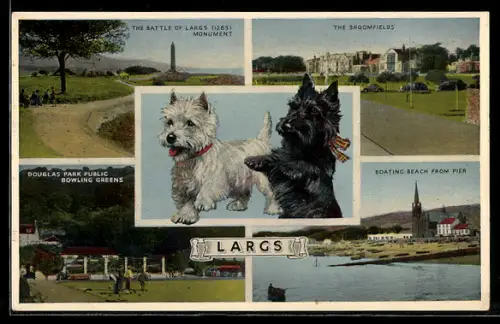 AK Largs, The Battle of Largs Monument, The Broomfields, Boating Beach