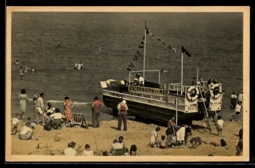 AK La Panne, Excursions en Mer, Prêt au départ