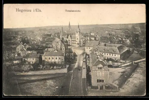 AK Hagenau i. Els., Totalansicht