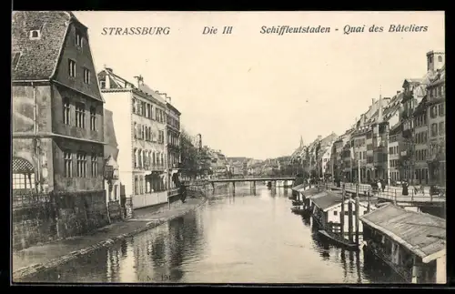 AK Strassburg, Die Ill, Schiffleutstaden