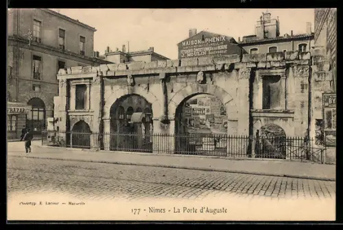 AK Nîmes, La Porte d`Auguste