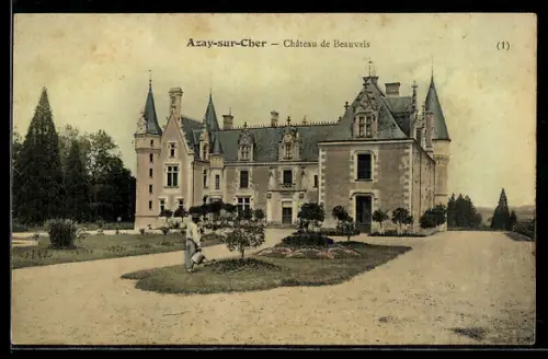 AK Azay-sur-Cher, Château de Beauvais