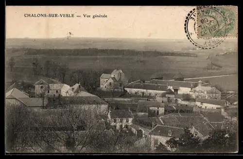 AK Chalons-sur-Vesle, Vue générale