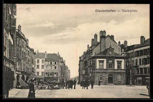 AK Diedenhofen, Marktplatz