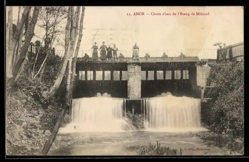 AK Anor, Chute d`eau de l`étang de Milourd