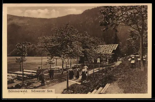 AK Zelezná Ruda, Gasthaus am Schwarzen See