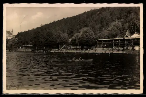 AK Znaim, Städtisches Strandbad