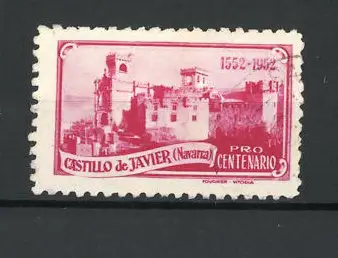 Reklamemarke Javier, Castillo, Schlossansicht