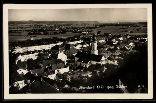AK Uttendorf /O.Ö., Totalansicht gegen Süden mit Kirche