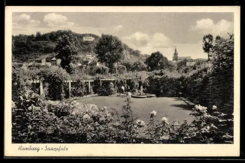 AK Homburg /Saarpfalz, Gartenansicht