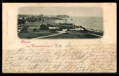 AK Travemünde, Blick auf den Strandpavillon