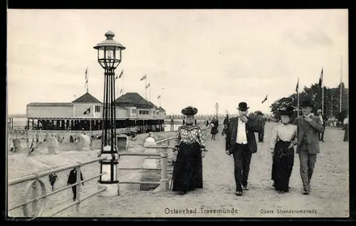 AK Travemünde, Obere Strandpromenade