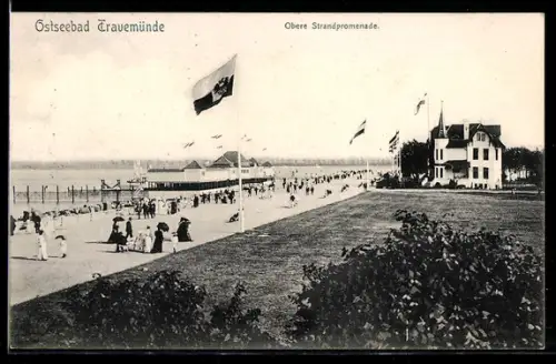 AK Travemünde, Obere Strandpromenade