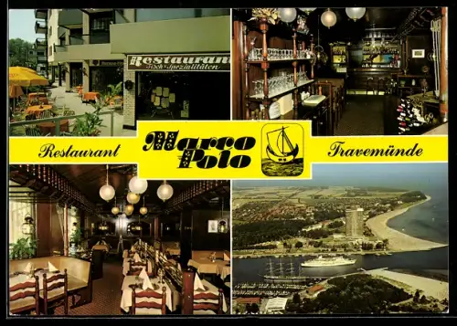 AK Travemünde, Restaurant Marco Polo, Kaiserallee 2 b, Innenansichten