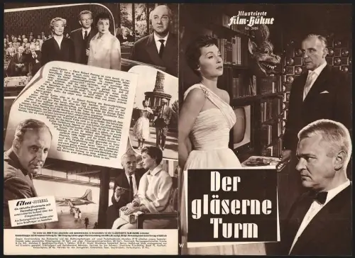 Filmprogramm IFB Nr. 3989, Der gläserne Turm, Lilli Palmer, O.E. Hasse, Regie: Harald Braun