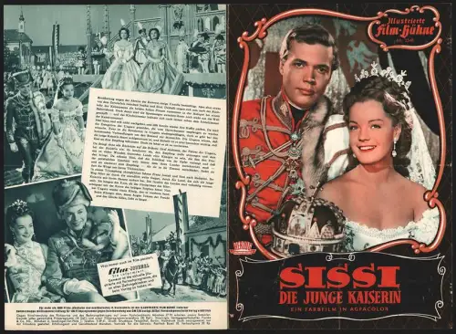 Filmprogramm IFB Nr. 3548, Sissi, Die junge Kaiserin, Romy Schneider, Karlheinz Böhm, Regie: Ernst Marischka