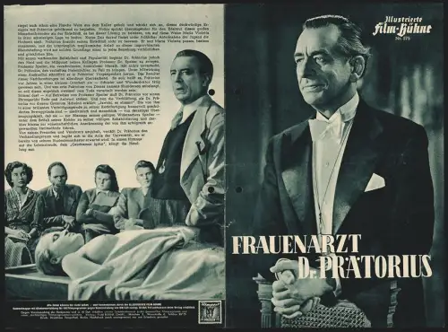 Filmprogramm IFB Nr. 575, Frauenarzt Dr. Prätorius, Curt Goetz, Valerie von Martens, Regie: Curt Goetz