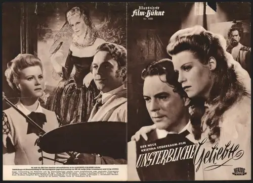 Filmprogramm IFB Nr. 1000, Unsterbliche Geliebte, Kristina Söderbaum, Hans Holt, Regie: Veit Harlan