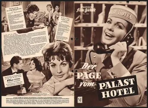 Filmprogramm IFB Nr. 4126, Der Page vom Palast-Hotel, Erika Remberg, Rudolf Prack, Mady Rahl, Regie: Thomas Engel