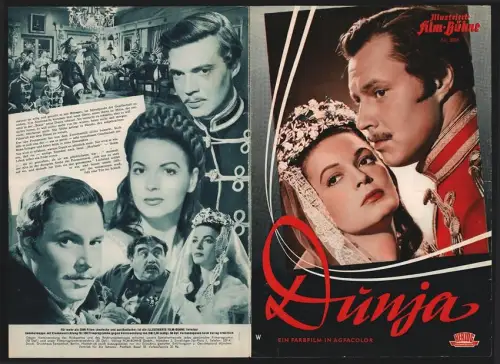 Filmprogramm IFB Nr. 3088, Dunja, Karlheinz Böhm, Ivan Desny, Eva Bartok, Regie: Josef von Báky